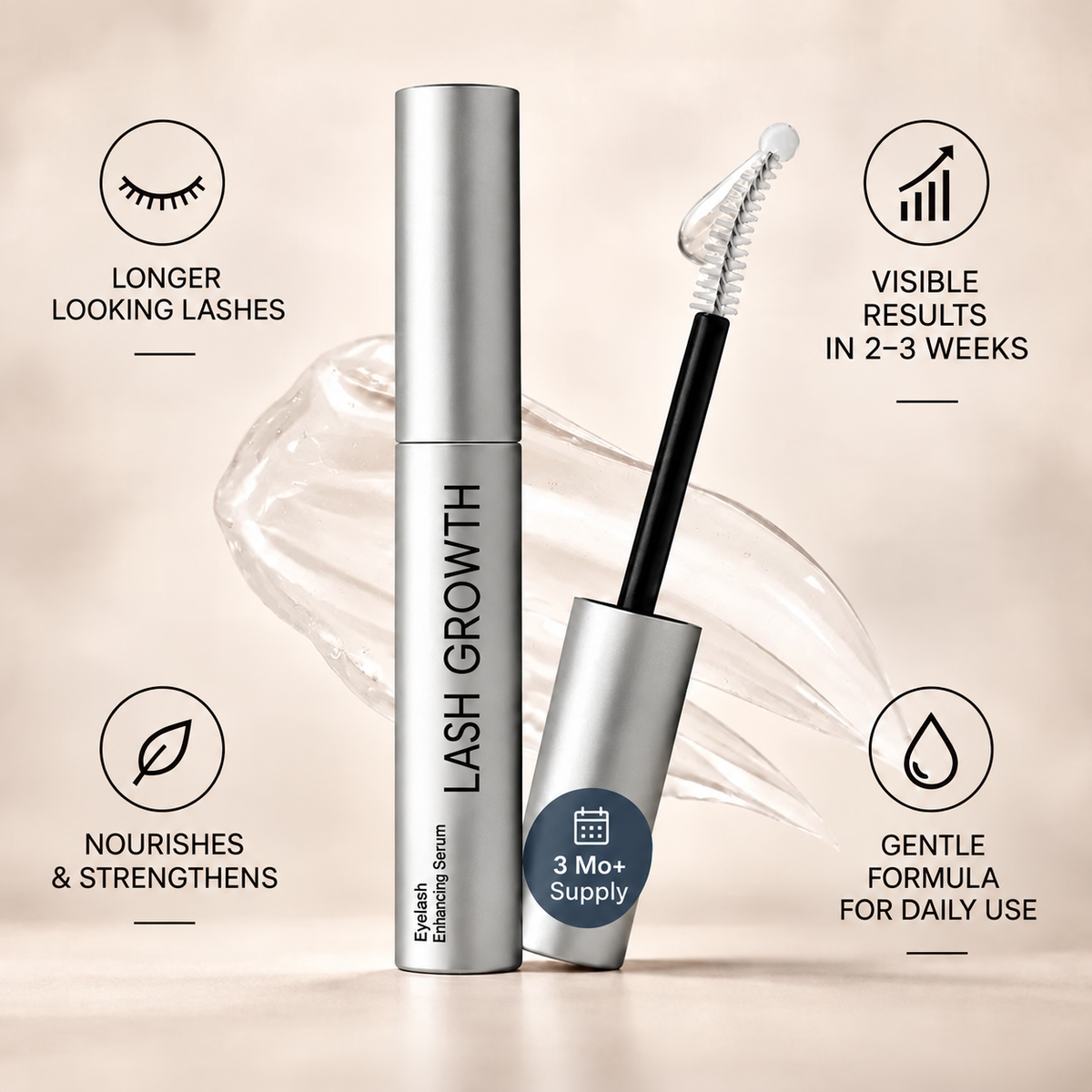 Gentle Yet Powerful Eyelash Growth Serum