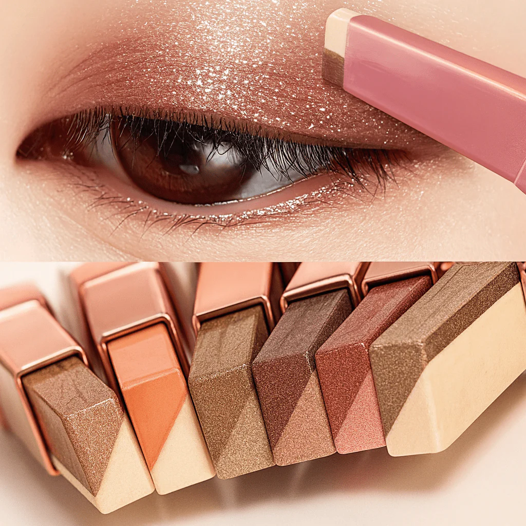 Dual-Tone Velvet Gradient Eyeshadow Stick