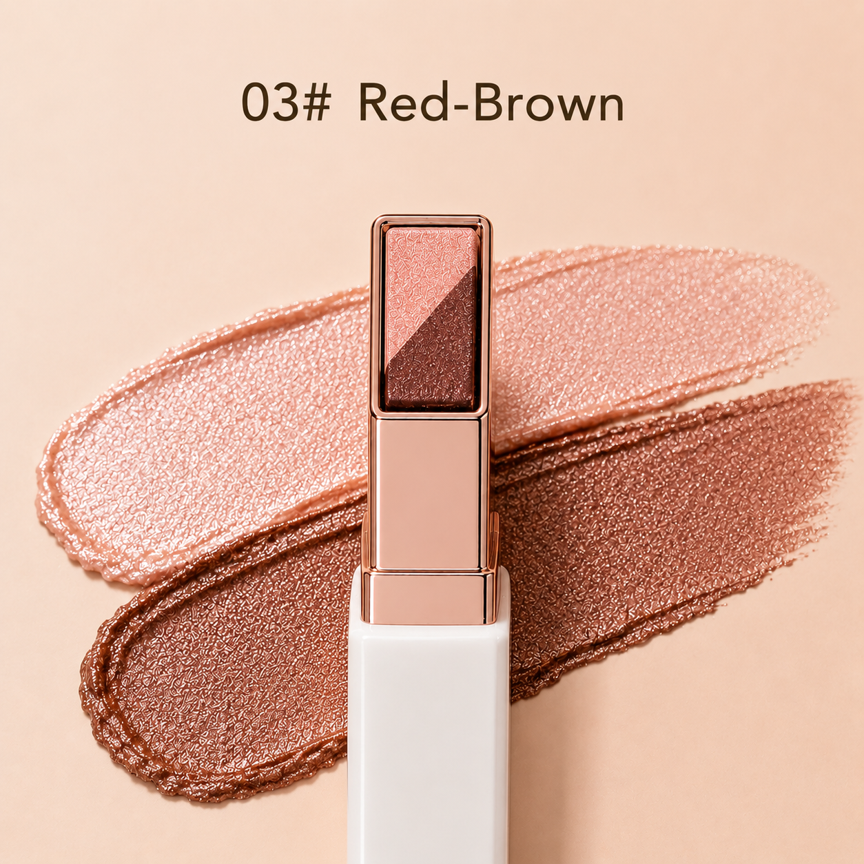 Dual-Tone Velvet Gradient Eyeshadow Stick