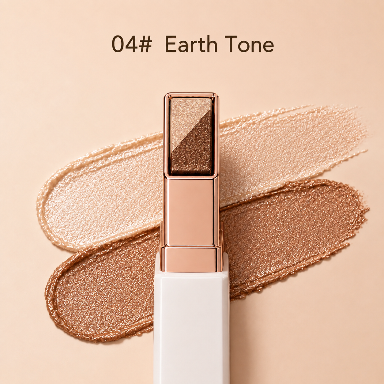 Dual-Tone Velvet Gradient Eyeshadow Stick